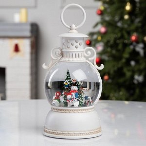 Фигура светодиодная «Волшебный каток», 20x10.5 см, музыка, батарейки ААх3 (не в комплекте), USB, свечение тёплое белое