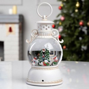 Фигура светодиодная «Волшебный каток», 20x10.5 см, музыка, батарейки ААх3 (не в комплекте), USB, свечение тёплое белое