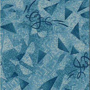 Палас Карамель, размер 200х250 см, цвет синий, войлок 195 г/м2