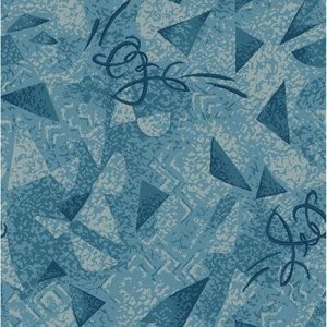Палас Карамель, размер 250х500 см, цвет синий, войлок 195 г/м2