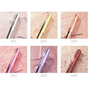 Блестящие тени-карандаш для век Black Rouge Drop Eyes Stick Glitz #D01 Crystal Glitz, 0.7г
