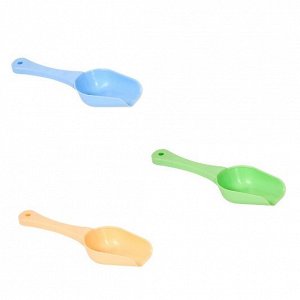 Совок для сыпучих продуктов, 100 г, малый, пластик, колор, 1/20
