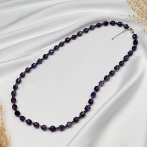 Бусы из Аметиста огранка (Бразилия)