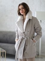 Куртка серо-песочный