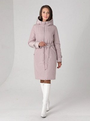 24332 Полупальто дем. серо-розовый