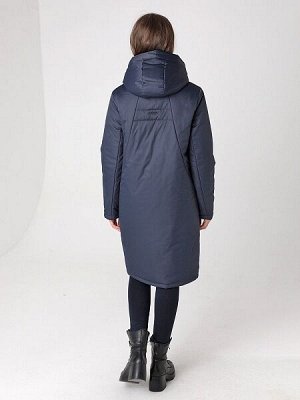 Пальто дем. т.синий