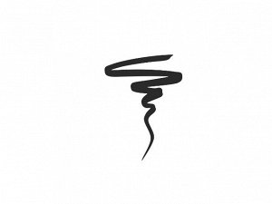 Подводка - фломастер для глаз водостойкая с кисточкой тон:01 black