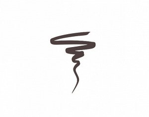Подводка - фломастер для глаз водостойкая с кисточкой тон:02 brown