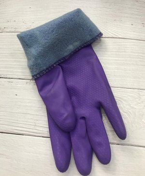 Перчатки рабочие резиновые-тёплые