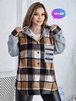 Женская Теплая рубашка