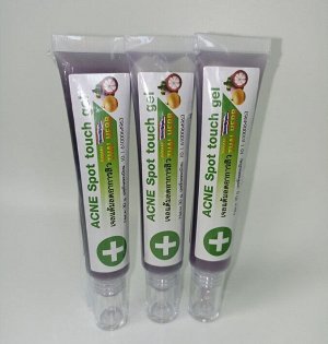 ROYAL THAI HERB Гель Точечный от Акне с Мангостином и Луком Милин  30 гр