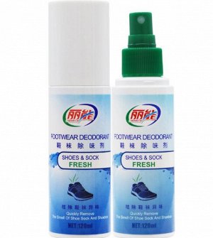 Дезодорант Размер: 120 мл 
Обладает сильным дезинфицирующим свойством и убирает запах, приятный аромат мяты, не содержит никаких раздражающих ингредиентов, можно использовать в обувь и на ноги. Этот д