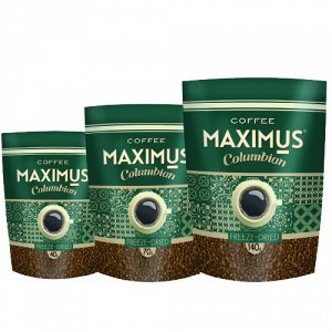 Кофе сублимированный «Columbian» ТМ Maximus м/у 40 гр.  1*20	"