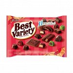 Конфеты ассорти и печенье с шоколадом BestVariety (пакет), 180г
