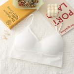 Топ в рубчик женский 40-44 рус цвет белый