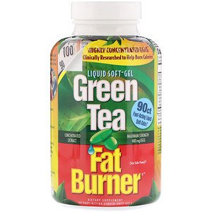 Appliednutrition, Жиросжигающий зеленый чай, 90 быстродействующих жидких кап.