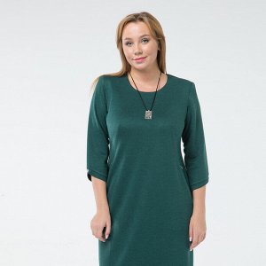 Платье, трикотаж, зеленый, Зеленый