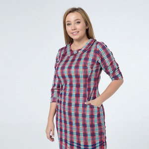 Платье, трикотаж, коралловый, Коралловый
