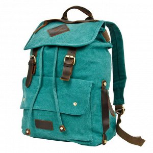 П3063-09 зеленый рюкзак брезент