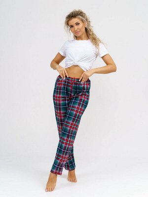 Брюки "Зеленая клетка"