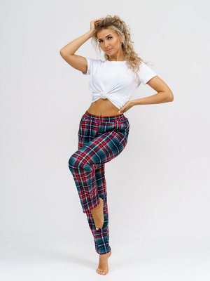 Брюки "Зеленая клетка"