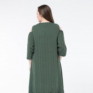 Платье, текстиль, хаки, Хаки