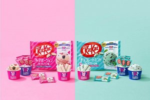 KitKat Baskin Robbins 150g - КитКат Баскин Роббинс с мятным мороженым. 10шт