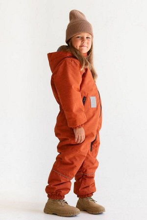 Комбинезон детский демисезонный MiniDino рядом мандарин