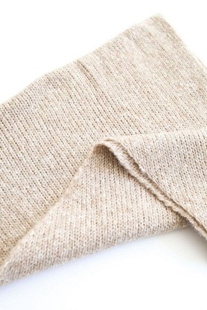 Косынка вязаная латте (one size)