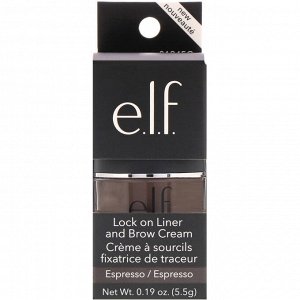E.L.F. Cosmetics, Lock On, лайнер и крем для бровей, 5,5 г (0,19 унций)