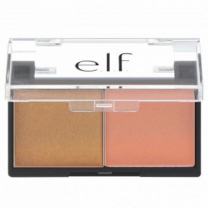E.L.F. Cosmetics, Двойные тени для век Best Friend, персик, 0,11 унц. (3,0 г)
