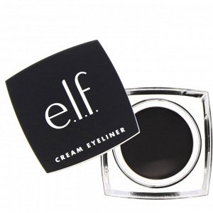 E.L.F. Cosmetics, Кремовая подводка для глаз, черный, 0,17 унции (4,7 г)