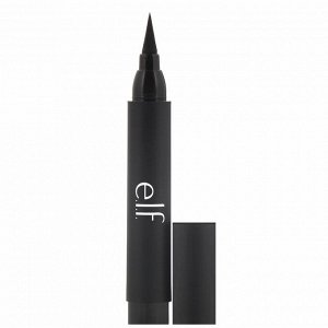 E.L.F. Cosmetics, Насыщенная подводка для глаз, оттенок  - Blackest Black -  ( - чернейший черный - ), 0,088 унции (2,5 г)