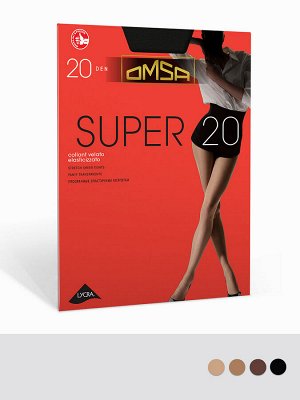 Колготки  Super 20  эластичные колготки с шортиками и комфортными швами