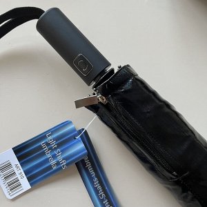 Зонт Зонт в 3 сложения, полный автомат. Модель прочная, надёжная. Каркас зонта выполнен из 9 спиц, за счет чего зонт имеет хорошую натяжку купола и выдерживает сильные порывы ветра. Зонт имеет систему