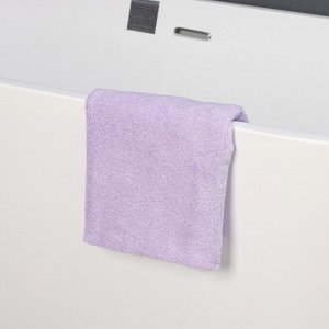 Тряпка для пола Raccoon, 220 г/м², 60x80 см, микрофибра, ультразвуковая обработка края, 2 шт, сиреневая