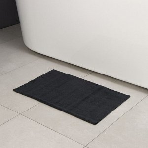 Тряпка для пола Raccoon, 220 г/м², 60x80 см, микрофибра, ультразвуковая обработка края, 2 шт, черная