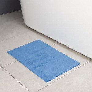 Тряпка для пола Raccoon, 220 г/м², 60x80 см, микрофибра, ультразвуковая обработка края, 2 шт, синяя