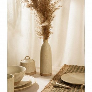 Ваза SL Home «Виенто», 7x21,5 см, керамика, бежевая