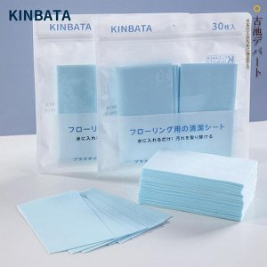 Растворимые салфетки для уборки пола KINBATA С-830 (Япония), 30 шт.