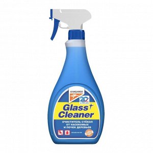 Glass cleaner KANGAROO - очиститель стекол (500ml), салфетка в комплекте.