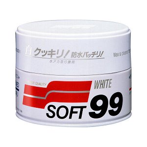 Полироль для кузова защитный Soft99 Soft Wax для светлых, 350 гр арт. 00020