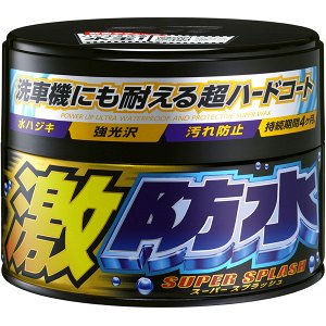 Полироль для кузова защитный Soft99 Water Block Wax для тёмных авто, 300гр. арт. 00347