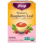 Yogi Tea, Лист малины для женщин, без кофеина, 16 чайных пакетиков