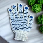 Перчатки хозяйственные ХБ 10 класса СТАНДАРТ ЛАЙТ с ПВХ для дома, склада, сада (1 пара)