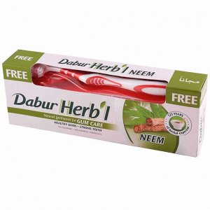 Набор, зубная паста+зубная щетка 34736.15 (Herb'l neem)