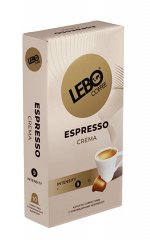 Кофе LEBO в капсулах  ESPRESSO Nespresso CREMA 5,5 гр 10 шт