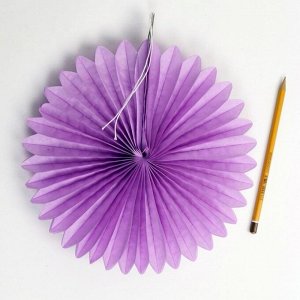 Фант подвеска бумажная 25см светло-фиолетовый