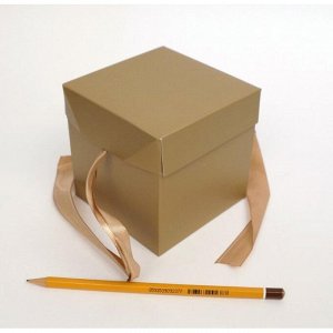 Коробка складная Золото 10 х 10 х 10 см YXL-50..S