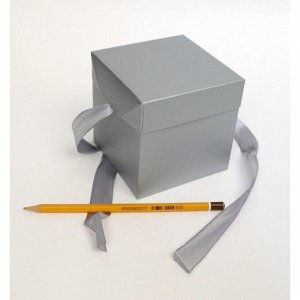 Коробка складная Серебро 10 х 10 х 10 см YXL-50..S